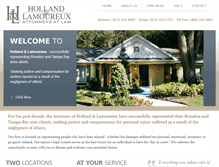 Tablet Screenshot of hollandlamoureux.com
